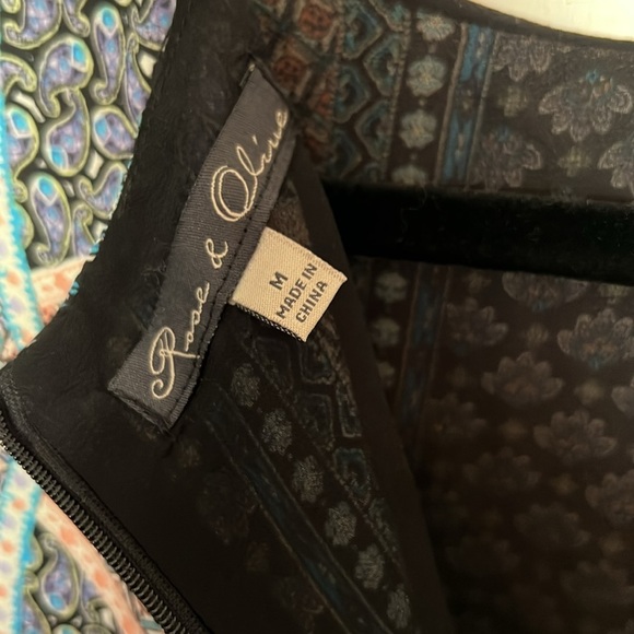 Rose & Olive sleeveless blouse M - Picture 6 of 10